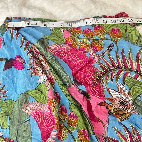 RACHEL Rachel Roy Tropical Print Wrap Maxi Skirt - Picture 10 of 11